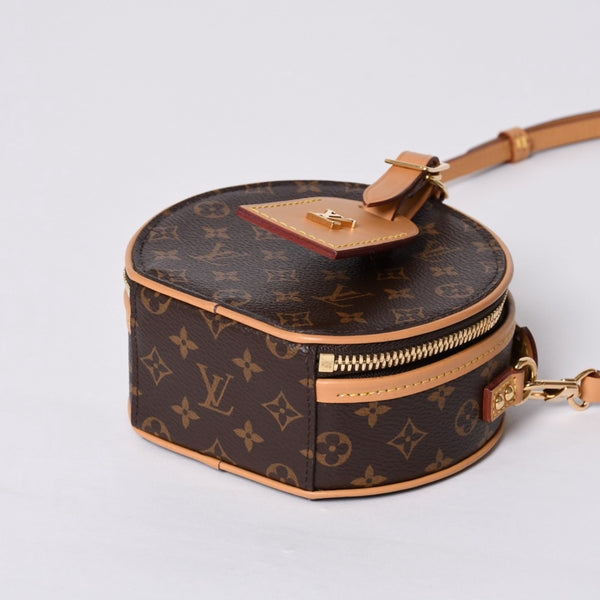 New and unused LOUIS VUITTON Mini Boite Chapeau 2WAY bag M83575 Monogram Brown Gold hardware Used 4a000724