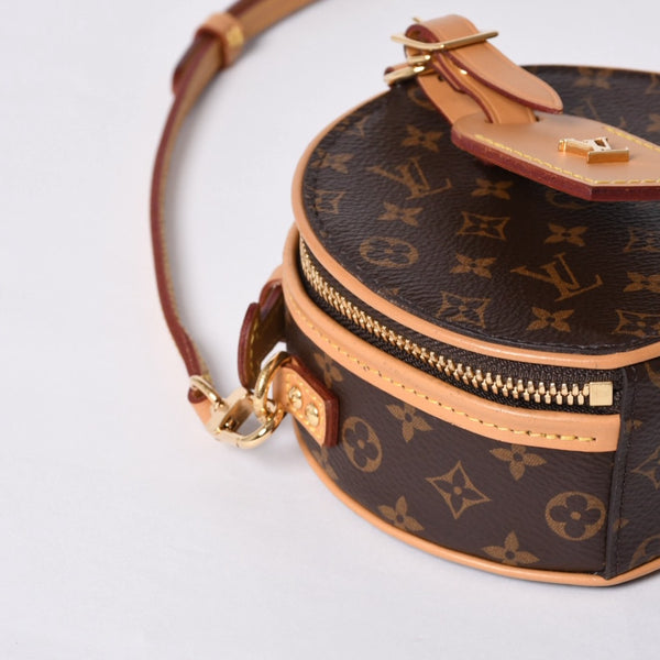 New and unused LOUIS VUITTON Mini Boite Chapeau 2WAY bag M83575 Monogram Brown Gold hardware Used 4a000724