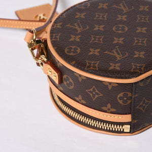 New and unused LOUIS VUITTON Mini Boite Chapeau 2WAY bag M83575 Monogram Brown Gold hardware Used 4a000724