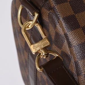 Very good condition LOUISVUITTON Louis Vuitton Boston bag N41414 Keepall Bandouliere 55 Damier Ebene Gold hardware Used 4a000716