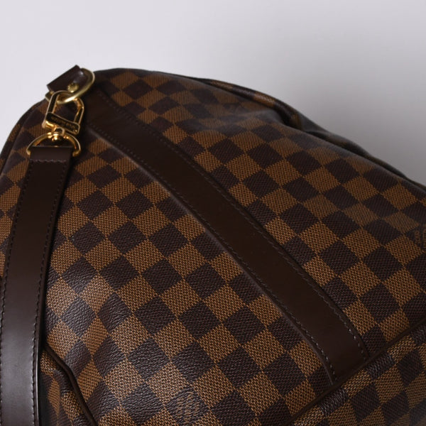 Very good condition LOUISVUITTON Louis Vuitton Boston bag N41414 Keepall Bandouliere 55 Damier Ebene Gold hardware Used 4a000716