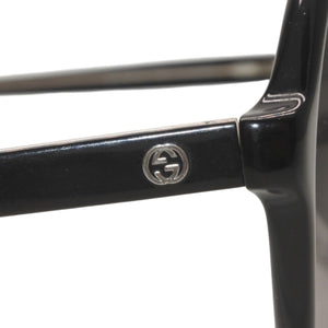 GUCCI グッチ サングラス アイウェア GG3732/F/S Y6CEU サイズ61□14 140 GGロゴ ブラック グレー 美品 中古 4a000034