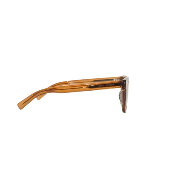 SAINT LAURENT PARIS Sunglasses Eyewear SL711/K 004 Size 54□19-145 Clear Brown Good Condition Used 4a000032