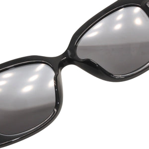 CHANEL Sunglasses Eyewear 5422-B-A c.501/T8 Size 53□17 140 Coco Mark Rhinestone Black Good Condition Used 4a000075