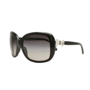 CHANEL Sunglasses Eyewear Size 60□17 135 Coco Mark White Black Good Condition Used 4a000078