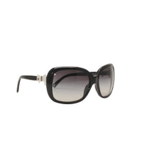 Load image into Gallery viewer, CHANEL シャネル サングラス アイウェア サイズ60□17 135 ココマーク ホワイト ブラック 美品 中古 4a000078