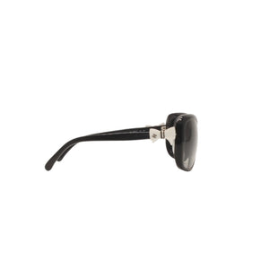 CHANEL Sunglasses Eyewear Size 60□17 135 Coco Mark White Black Good Condition Used 4a000078