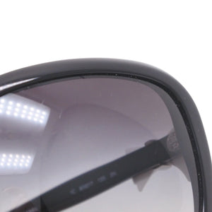 CHANEL Sunglasses Eyewear Size 60□17 135 Coco Mark White Black Good Condition Used 4a000078