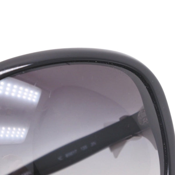 CHANEL Sunglasses Eyewear Size 60□17 135 Coco Mark White Black Good Condition Used 4a000078