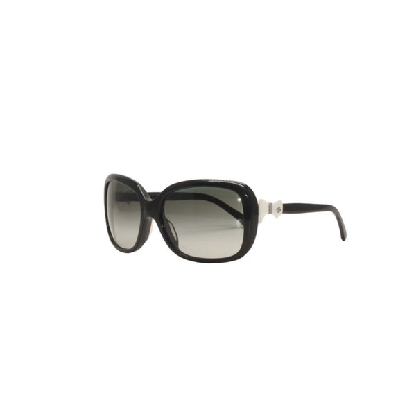 CHANEL Sunglasses Eyewear 5171-A c.501/3C Size 60□17 135 Coco Mark Ribbon Black Good Condition Used 4a000074