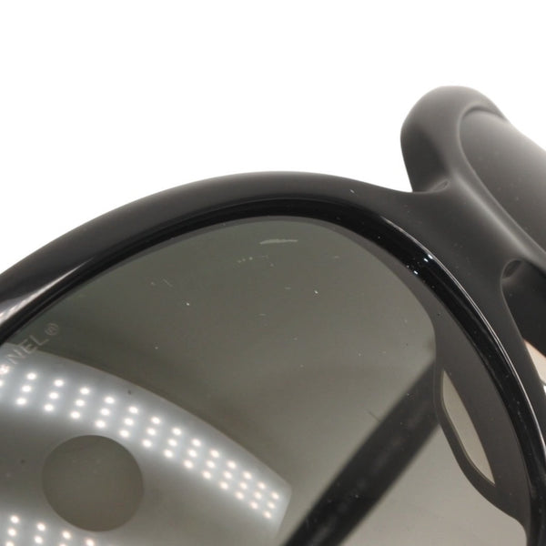 CHANEL Sunglasses Eyewear 5171-A c.501/3C Size 60□17 135 Coco Mark Ribbon Black Good Condition Used 4a000074