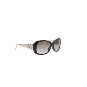 CHANEL シャネル サングラス アイウェア 5123 c.1026/11 サイズ55□15 135 ココマーク ホワイト ブラック 美品 中古 4a000036