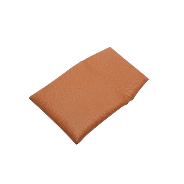 新品未使用品 HERMES エルメス バスティア GM ヴォ―エプソン ゴールドブラウン W刻印 コインケース 小銭入れ 財布 レザー シルバー金具 中古 4b014170