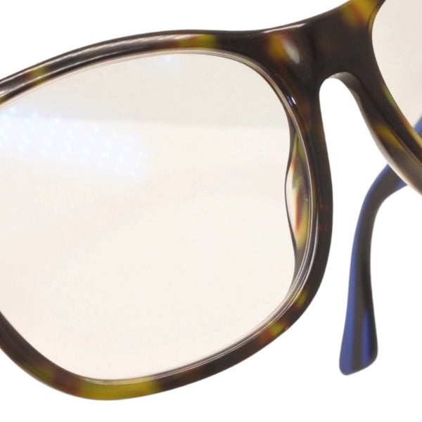 GUCCI グッチ 度入りメガネ アイウェア GG0004OA 003 サイズ55□17-150 べっ甲カラー ブルー レッド 美品 中古 4a000072