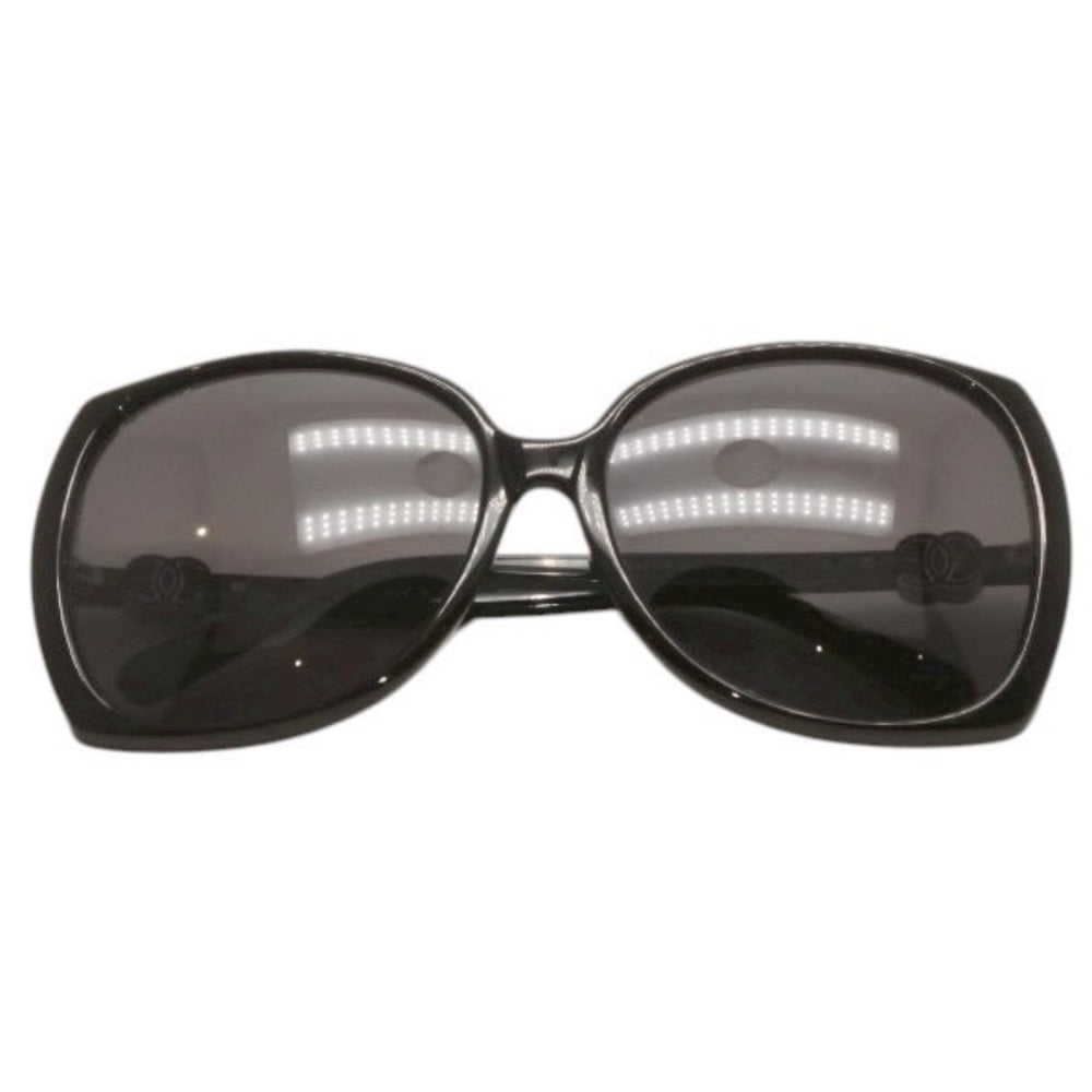 CHANEL シャネル サングラス アイウェア 55216 C.501/3C サイズ61□16 135 ココマーク ブラック 美品 中古 4a000079