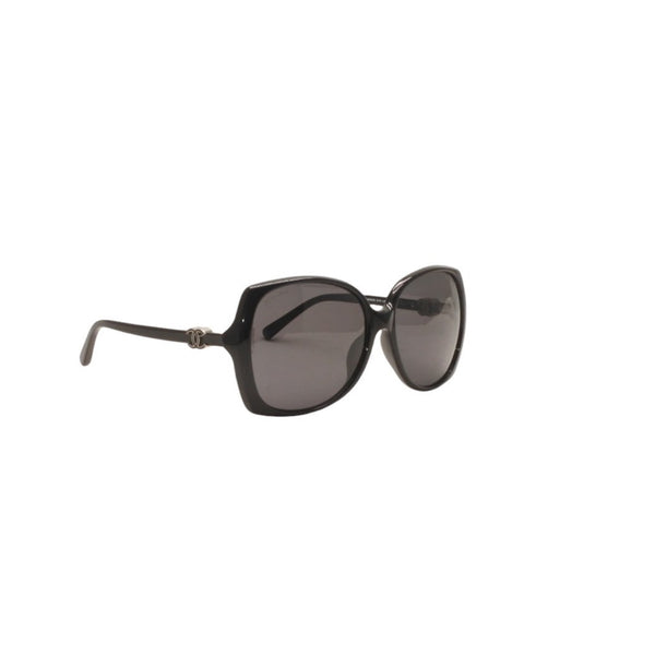 CHANEL Sunglasses Eyewear 55216 C.501/3C Size 61□16 135 Here Mark Black Good Condition Used 4a000079