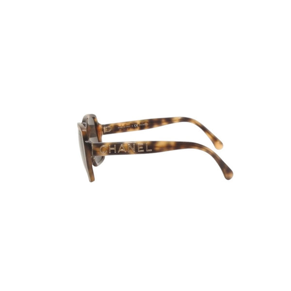 CHANEL Sunglasses Eyewear 5408-A c.1662/83 Size 56□17 140 Coco Mark Tortoiseshell Color Brown Good Condition Used 4a000116