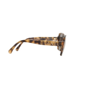 CHANEL Sunglasses Eyewear 5408-A c.1662/83 Size 56□17 140 Coco Mark Tortoiseshell Color Brown Good Condition Used 4a000116