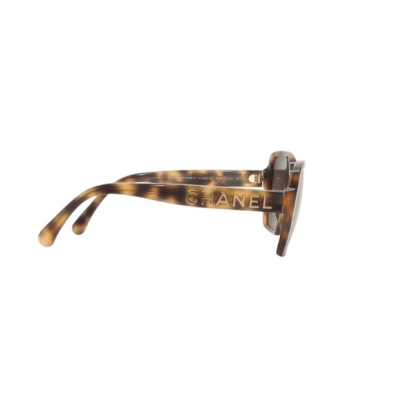 CHANEL Sunglasses Eyewear 5408-A c.1662/83 Size 56□17 140 Coco Mark Tortoiseshell Color Brown Good Condition Used 4a000116