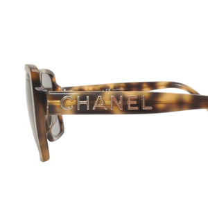 CHANEL Sunglasses Eyewear 5408-A c.1662/83 Size 56□17 140 Coco Mark Tortoiseshell Color Brown Good Condition Used 4a000116