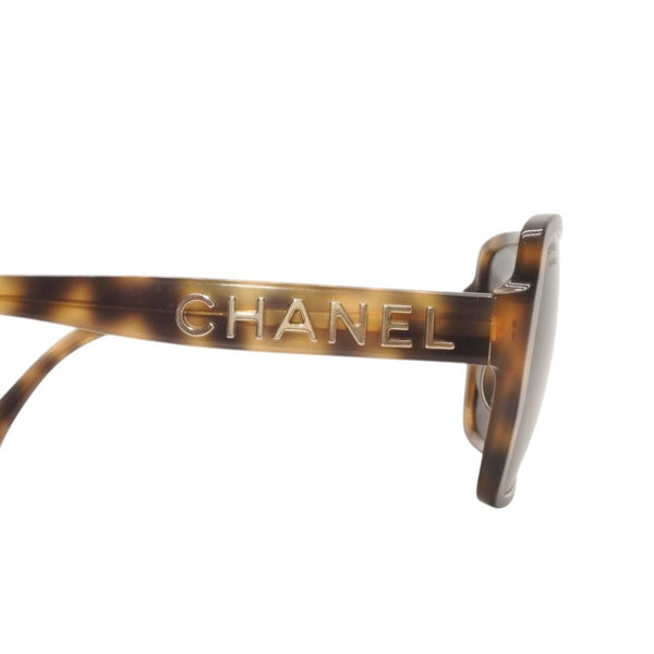 CHANEL Sunglasses Eyewear 5408-A c.1662/83 Size 56□17 140 Coco Mark Tortoiseshell Color Brown Good Condition Used 4a000116