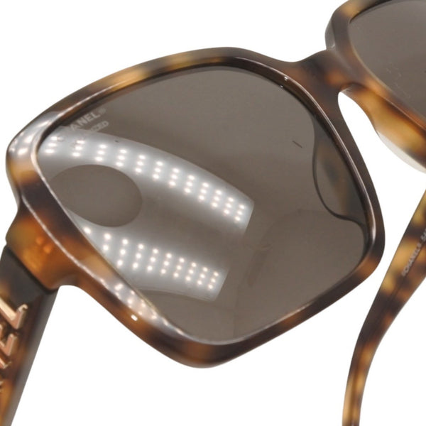 CHANEL Sunglasses Eyewear 5408-A c.1662/83 Size 56□17 140 Coco Mark Tortoiseshell Color Brown Good Condition Used 4a000116