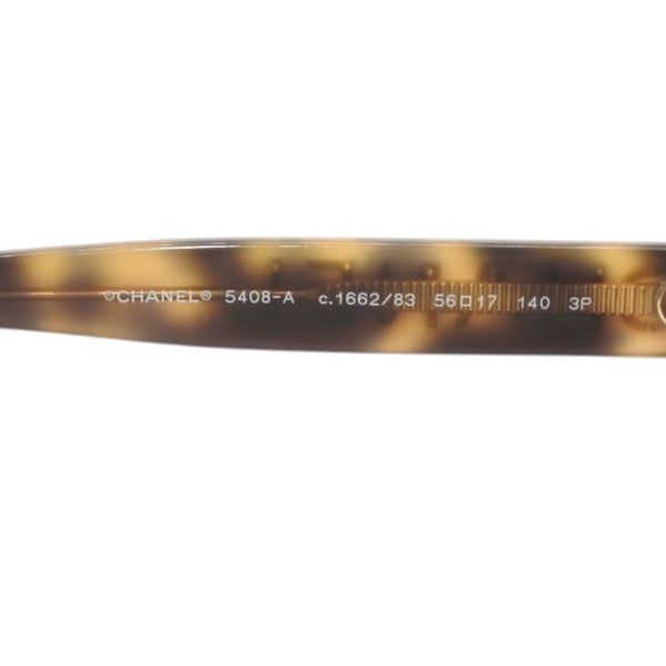 CHANEL Sunglasses Eyewear 5408-A c.1662/83 Size 56□17 140 Coco Mark Tortoiseshell Color Brown Good Condition Used 4a000116