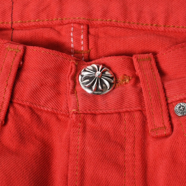 Very good condition CHROME HEARTS × Levi's Levi's Cemetery Cross Patch Denim Pants Size 28 16 Patch Large Cross Used 4a000121