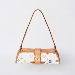 Very good condition LOUIS VUITTON Handbag Shirley Monogram Multicolor Bronze Takashi Murakami M40049 Gold hardware Used 4a000049