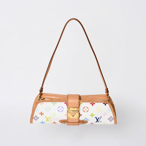 Very good condition LOUIS VUITTON Handbag Shirley Monogram Multicolor Bronze Takashi Murakami M40049 Gold hardware Used 4a000049