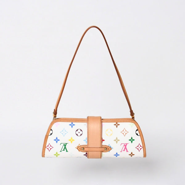 Very good condition LOUIS VUITTON Handbag Shirley Monogram Multicolor Bronze Takashi Murakami M40049 Gold hardware Used 4a000049