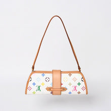 画像をギャラリービューアに読み込む, 極美品 LOUIS VUITTON ルイヴィトン ハンドバッグ シャーリー モノグラムマルチカラー ブロン 村上隆 M40049 ゴールド金具 中古 4a000049