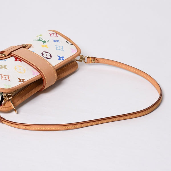 Very good condition LOUIS VUITTON Handbag Shirley Monogram Multicolor Bronze Takashi Murakami M40049 Gold hardware Used 4a000049
