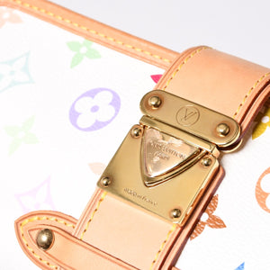 Very good condition LOUIS VUITTON Handbag Shirley Monogram Multicolor Bronze Takashi Murakami M40049 Gold hardware Used 4a000049