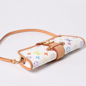 Very good condition LOUIS VUITTON Handbag Shirley Monogram Multicolor Bronze Takashi Murakami M40049 Gold hardware Used 4a000049