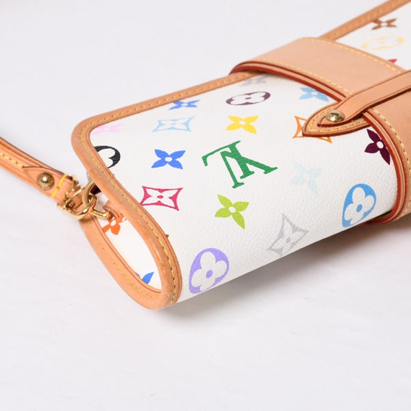 Very good condition LOUIS VUITTON Handbag Shirley Monogram Multicolor Bronze Takashi Murakami M40049 Gold hardware Used 4a000049