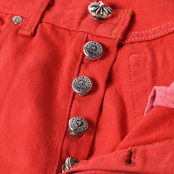 Very good condition CHROME HEARTS × Levi's Levi's Cemetery Cross Patch Denim Pants Size 28 16 Patch Large Cross Used 4a000121