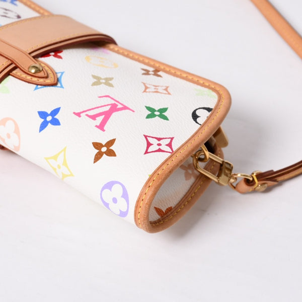 Very good condition LOUIS VUITTON Handbag Shirley Monogram Multicolor Bronze Takashi Murakami M40049 Gold hardware Used 4a000049