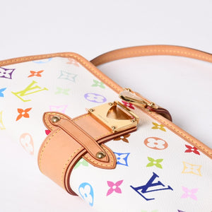 Very good condition LOUIS VUITTON Handbag Shirley Monogram Multicolor Bronze Takashi Murakami M40049 Gold hardware Used 4a000049