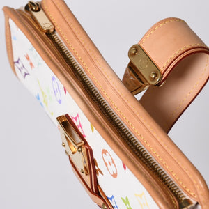 Very good condition LOUIS VUITTON Handbag Shirley Monogram Multicolor Bronze Takashi Murakami M40049 Gold hardware Used 4a000049