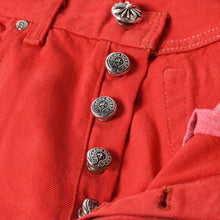 画像をギャラリービューアに読み込む, 極美品 CHROME HEARTS クロムハーツ × Levi's リーバイス セメタリークロスパッチ デニムパンツ サイズ28 16パッチ ラージクロス 中古 4a000121