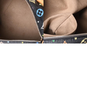 Very Good Condition LOUIS VUITTON Speedy 30 Handbag M92642 Monogram Multicolor Black Gold Hardware Takashi Murakami Used 4a001255