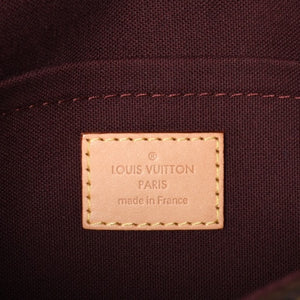 Very Good Condition LOUIS VUITTON Monogram Favorite MM Shoulder Bag M40718 Brown Gold Hardware Used 4a001280