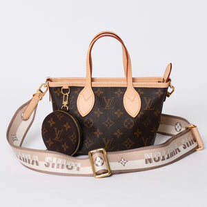 New and unused LOUISVUITTON Handbag Neverfull BB Brown Monogram Canvas Leather M46705 Gold Hardware 4a001238