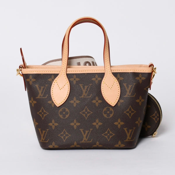 New and unused LOUISVUITTON Handbag Neverfull BB Brown Monogram Canvas Leather M46705 Gold Hardware 4a001238