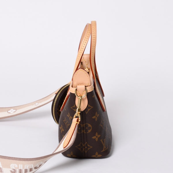 New and unused LOUISVUITTON Handbag Neverfull BB Brown Monogram Canvas Leather M46705 Gold Hardware 4a001238