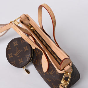 New and unused LOUISVUITTON Handbag Neverfull BB Brown Monogram Canvas Leather M46705 Gold Hardware 4a001238