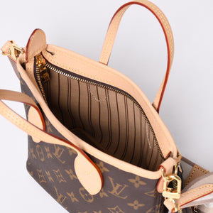 New and unused LOUISVUITTON Handbag Neverfull BB Brown Monogram Canvas Leather M46705 Gold Hardware 4a001238