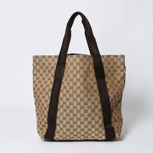 Very Good Condition GUCCI Gucci Tote Bag Handbag 139669 467891 GG Canvas Beige Used 4a000210