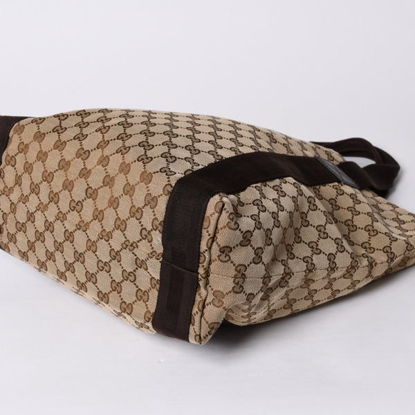 Very Good Condition GUCCI Gucci Tote Bag Handbag 139669 467891 GG Canvas Beige Used 4a000210